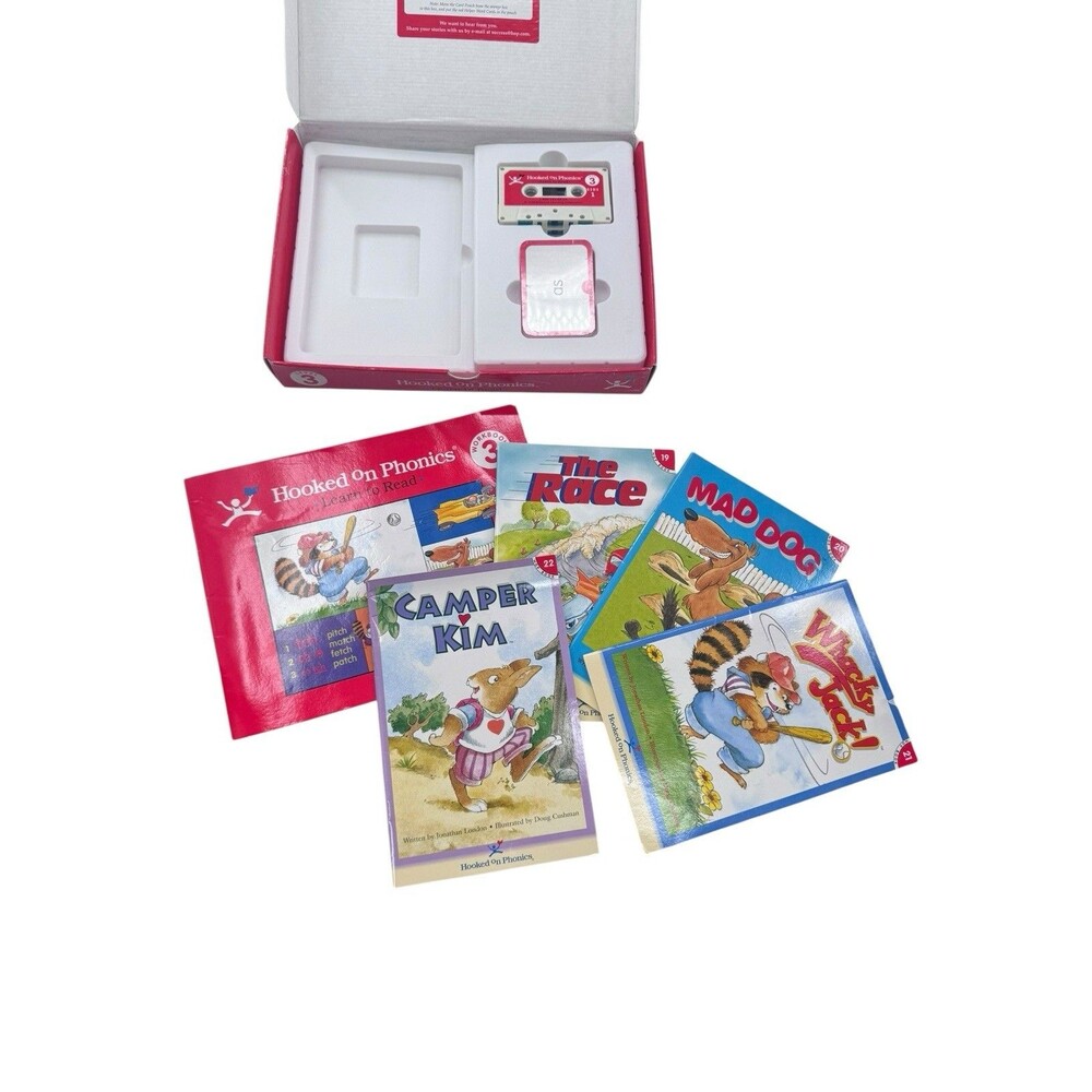 Hooked On Phonics Level 3 With Cassettes And Workbook (Cards Sealed) Complete